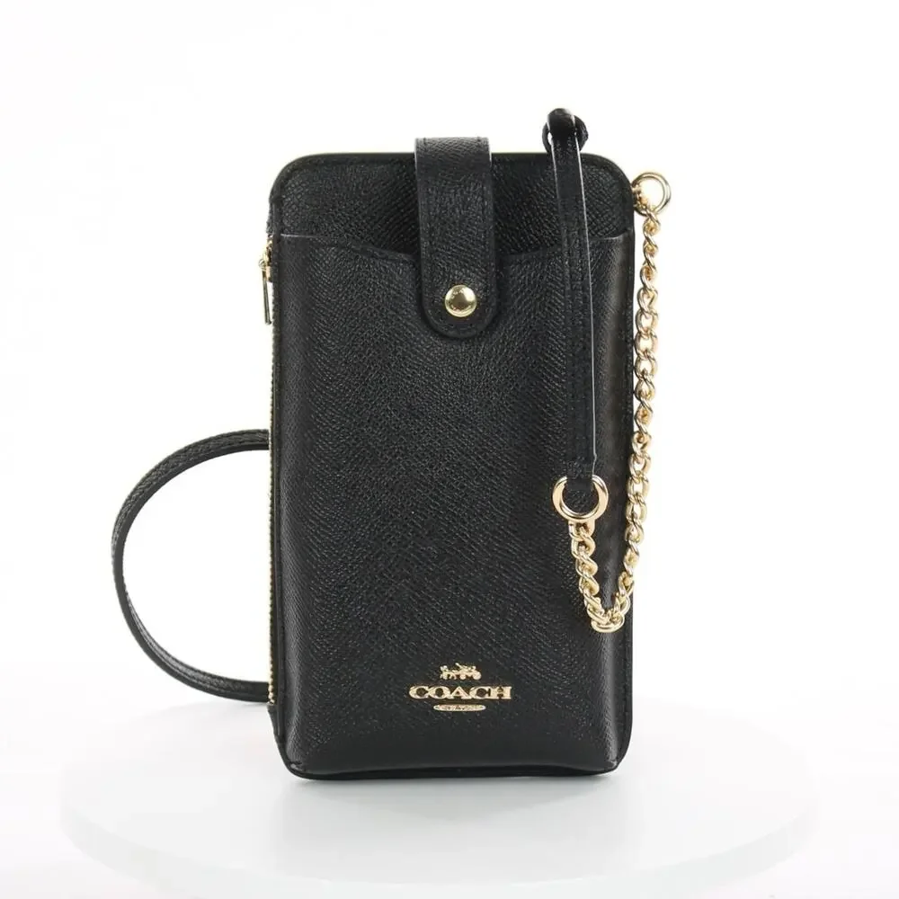 Coach Crossgrain Leather Phone Crossbody Bag